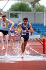 Jonathan Taylor (Morpeth Harriers) 3000 metres steeplechase, Northern Championships, Sport City, Manchester